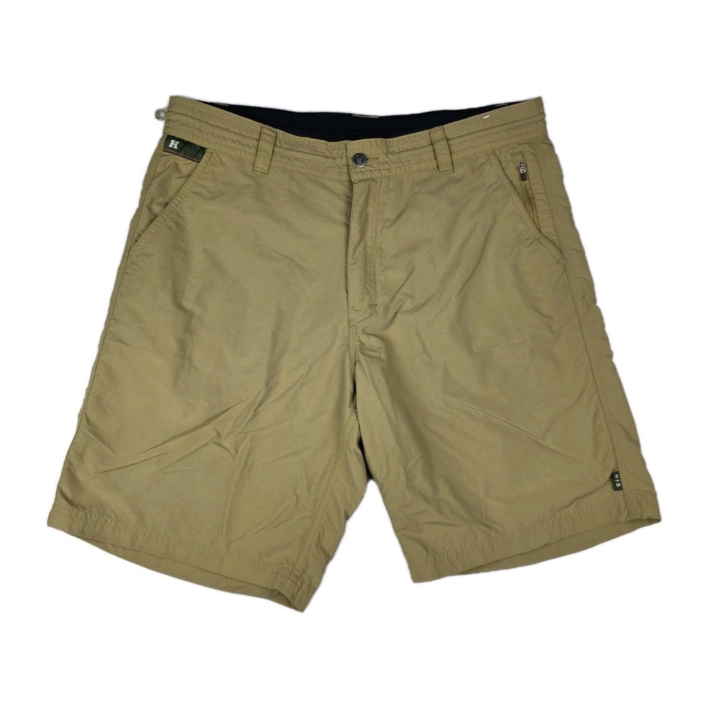 Howler Bros Horizon Hybrid Shorts Mens 35 Brown Nylon Ripstop Utility Hiking‎